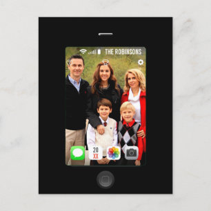 Nimm dir ein fröhliches Weihnachtsfest ein Foto! Ankündigungspostkarte