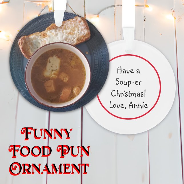 Nimm dir Weihnachten! | Funny Food Puff Ornament (Von Creator hochgeladen)