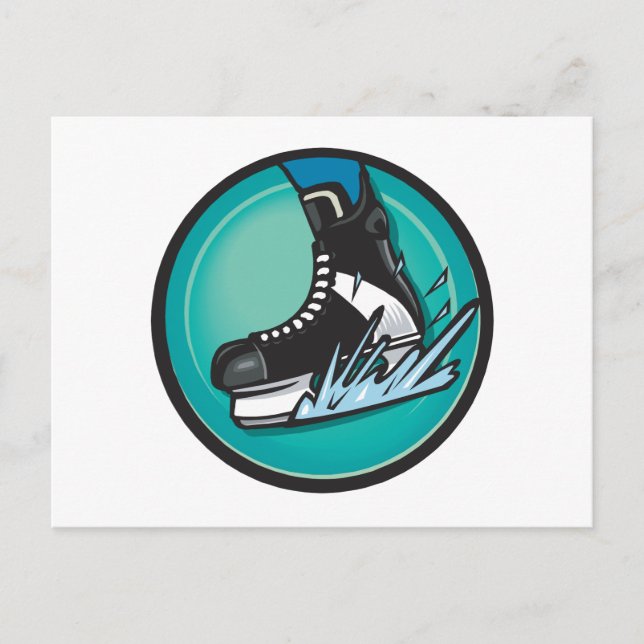 Nimm es bis zum Eis Postkarte (Vorderseite)