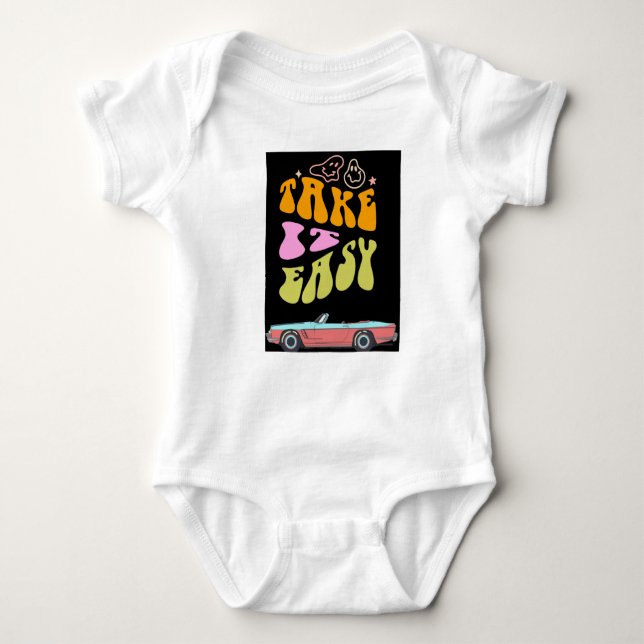 Nimm es den Kindern leicht Baby Strampler (Vorderseite)