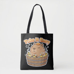 Nimm es leicht Süßes Capybara   Lustiges Kawaii Ti