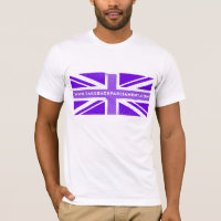 Nimm es mit der Fahne zurück, der weiße T - Shirt