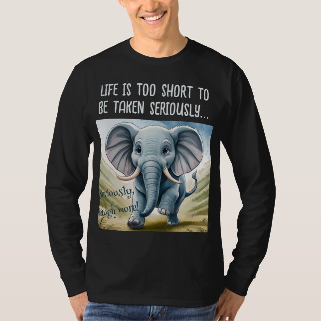 Nimm es mit diesem kleinen Typ leicht! T-Shirt (Vorderseite)