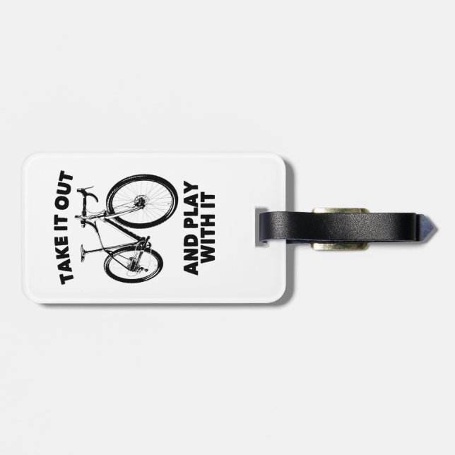 Nimm es raus und spiele mit ihm Fahrrad Gepäckanhänger (Rückseite horizontal)