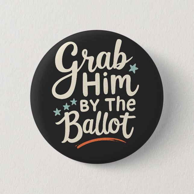 Nimm ihn an den Wahlen zu Trump Button (Vorderseite)