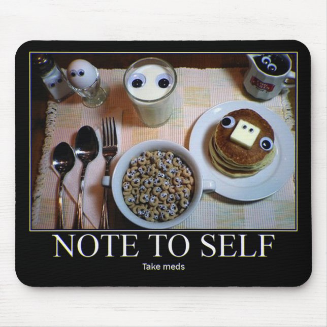 Nimm Meds! Mousepad (Vorne)