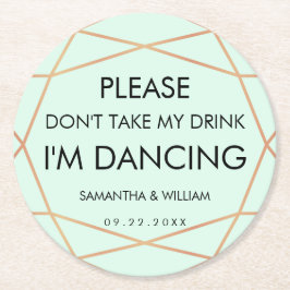 Nimm meinen Untersetzer zum Hochzeitstrinken nicht