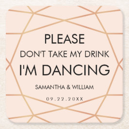 Nimm meinen Untersetzer zum Hochzeitstrinken nicht