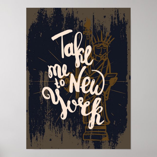 Nimm mich nach New York Poster (Vorne)