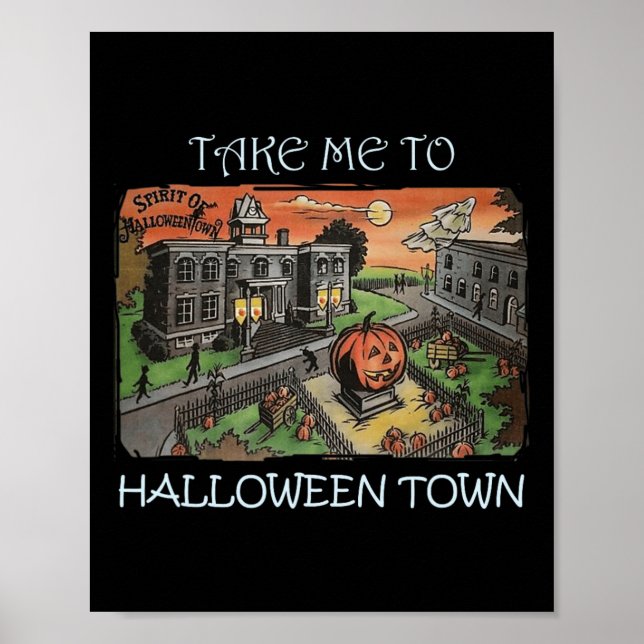 Nimm mich zu Halloween-Kostüm Poster (Vorne)