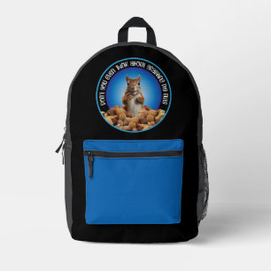 Nimm mir die Nüsse nicht - lustiges Eichhörnchen Bedruckter Rucksack