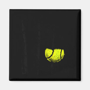 Nimm nur lustigen Tennisball deutscher Schäferhund Magnet