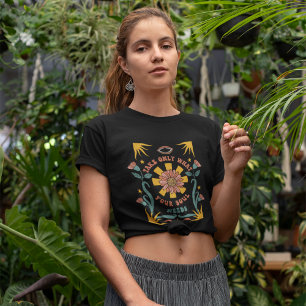 Nimm nur, was deine Seele braucht Boho Floral T-Shirt