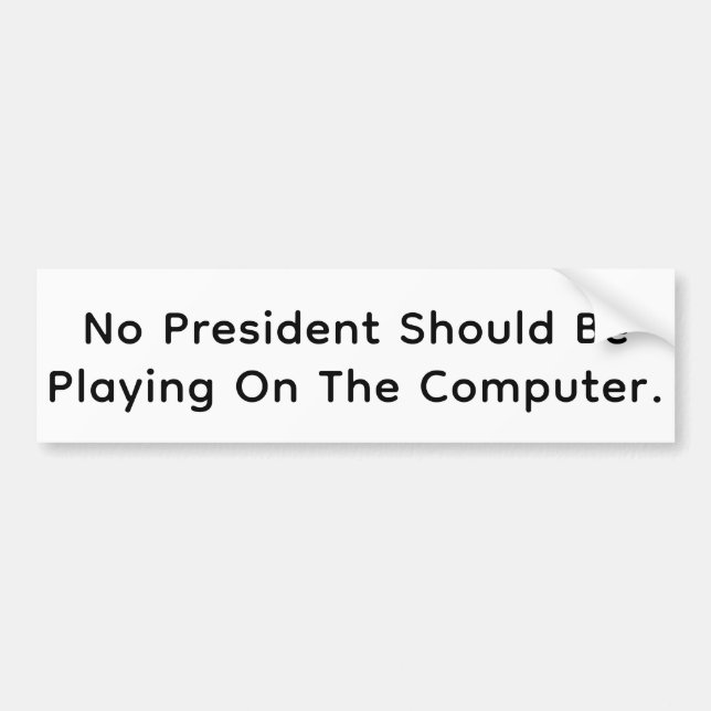 Nimm Trumps Computer Hankamer Artjunkhaus Autoaufkleber (Vorne)