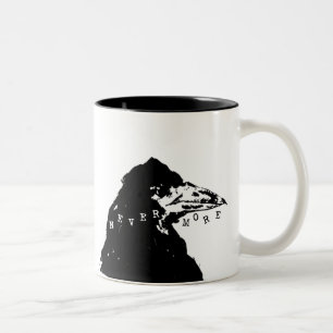 Nimmermehr-Rabe von Edgar Allan Poe Zweifarbige Tasse