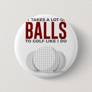 Nimmt Bälle, um Golf zu spielen, wie ich tue Button