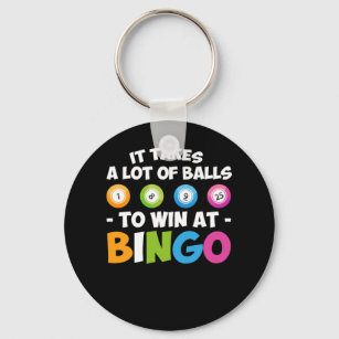 Nimmt viele Balls, um bei Bingo Lover zu gewinnen Schlüsselanhänger