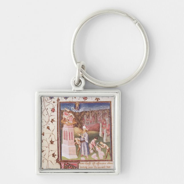 Nimrod, der das Gebäude des Turms von Schlüsselanhänger (Vorne)