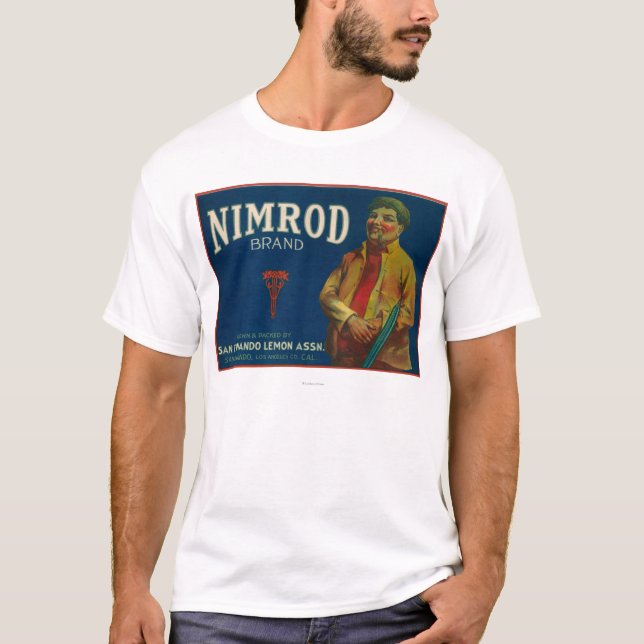 Nimrod-Zitrone LabelSan Fernando, CA T-Shirt (Vorderseite)