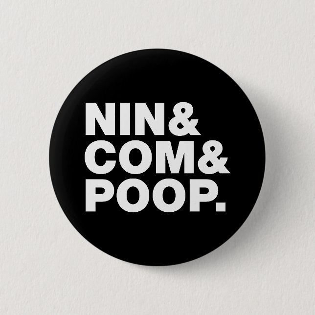 NIN & COM & KACK. BUTTON (Vorderseite)