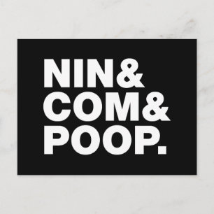 NIN U. COM U. POOP. POSTKARTE