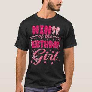 Nina des Geburtstagsmädchens passend Pink Coquette T-Shirt