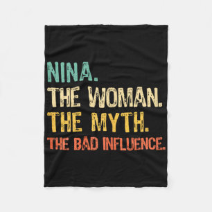 Nina die Frau der Mythos Die D Einfluss lustigen R Fleecedecke