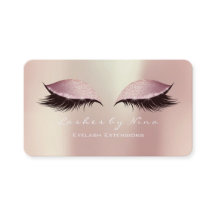 Nina Makeup Eyebrow Lashes Glitzer Pink Luxury