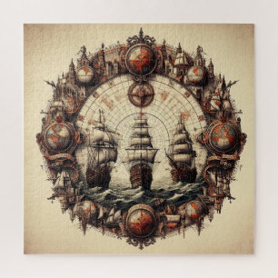 Nina - Pinta - Santa Maria - Christoph Kolumbus Puzzle