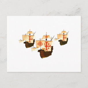 Nina Pinta & Santa Maria Postkarte