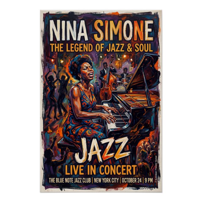 Nina Simone Live  Poster (Vorderseite)