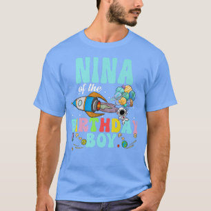 Nina vom Party des Weltraums des Geburtstags T-Shirt