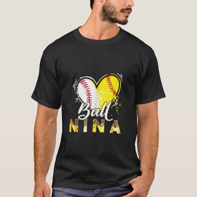 Nina von beiden Baseball Softball Sport Matching F T-Shirt (Vorderseite)