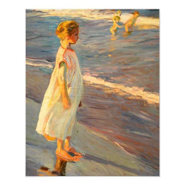 Niña von Joacquin Sorolla Fotodruck (Vorne)