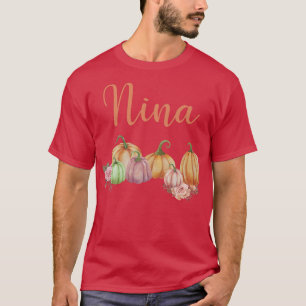 Nina von Little Pumpkin Erster Geburtstag Autumn P T-Shirt