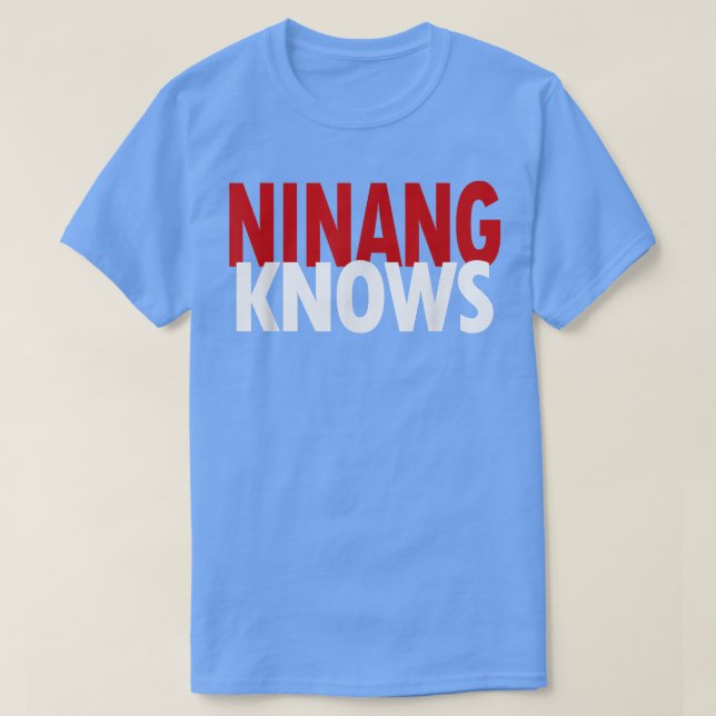 Ninang kennt die besten Godmutter Philippines Funn T-Shirt (Design vorne)