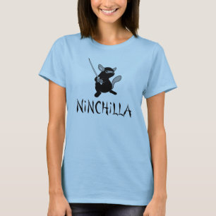 Ninchilla-Chinchilla Damen-Shirt T-Shirt