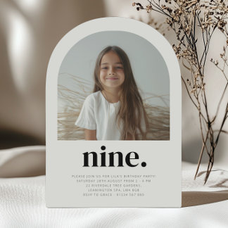 Nine Arch Foto Geburtstag Einladung