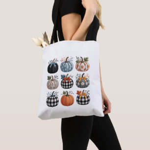 Nine Decorative Pumpkins Stickerei