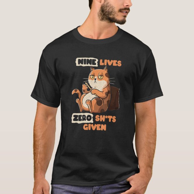 NINE LIVES Cat Kitten T-Shirt (Vorderseite)