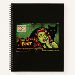 Nine Lives of Fear – Ausgabe Nr. 1 Retro-Horror-No Notizbuch