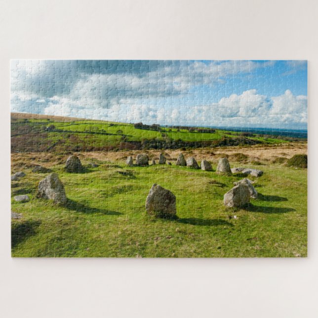 Nine Maidens Stone Circle Dartmoor Puzzle (Horizontal)