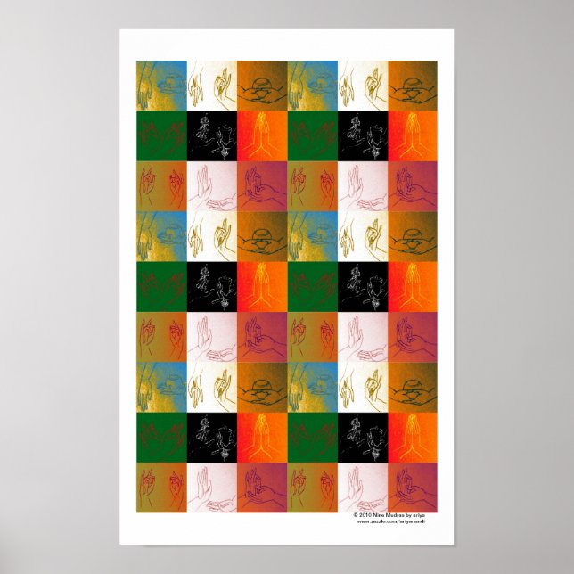 Nine Mudras Poster B (Vorne)