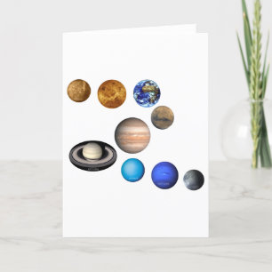 Nine Planets in the Solar System Karte