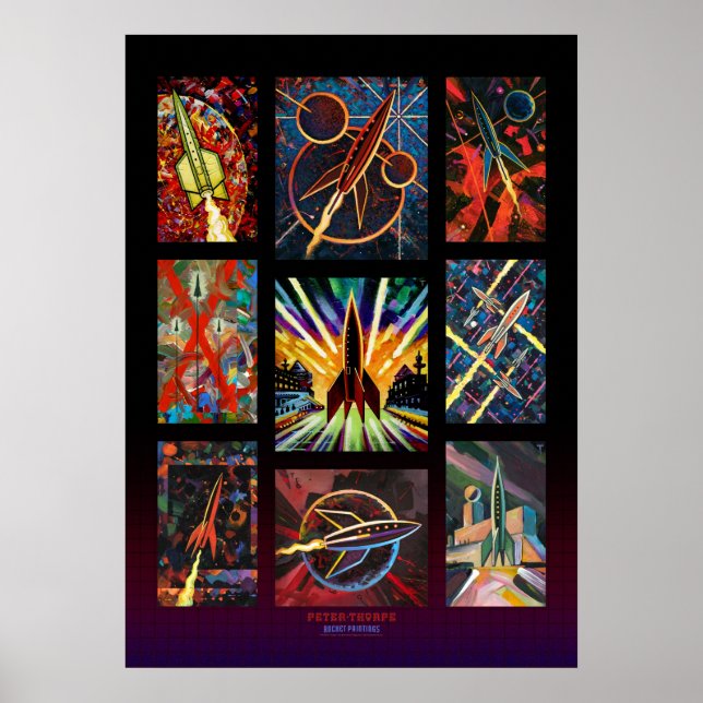 Nine Rockets Poster (Vorne)