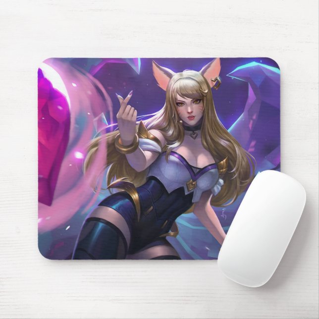 Nine Schwanz Fox Mousepad | Benutzerdefinierbares  (Mit Mouse)