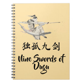 Nine Swords of Dugu Notebook Notizblock