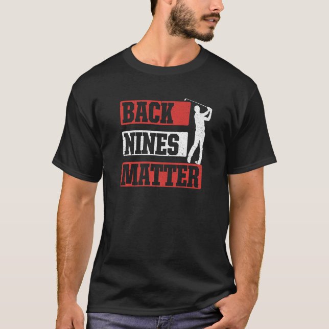 Nines Matter Golf Player Pub Golf T-Shirt (Vorderseite)