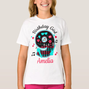 Nineth Birthday Girl Music 9. T-Shirt