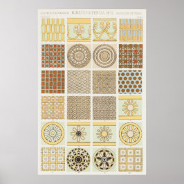 Nineveh und Persien Vintage-Ornamente von Owen Jon Poster